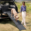 71" Long & 19" Wide Folding Dog Ramp for Car, SUV & Truck â€“ Portable Pet Ramp with Non-Slip Surface, Extra Wide Steps