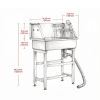 Stainless Steel Dog Washing Station