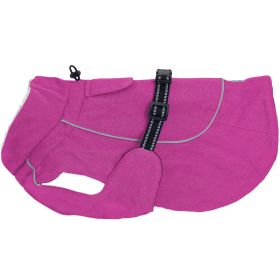 Alpine Tuf Terrain Dog Coat (Color: Wild Raspberry, size: 4X-Large)